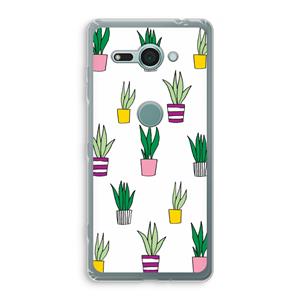 CaseCompany Sanseveria: Sony Xperia XZ2 Compact Transparant Hoesje