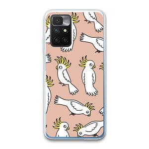 CaseCompany Papegaai: Xiaomi Redmi 10 Transparant Hoesje