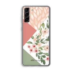 CaseCompany Sweet heaven geometrics: Samsung Galaxy S21 Plus Transparant Hoesje