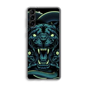 CaseCompany Cougar and Vipers: Samsung Galaxy S21 Plus Transparant Hoesje