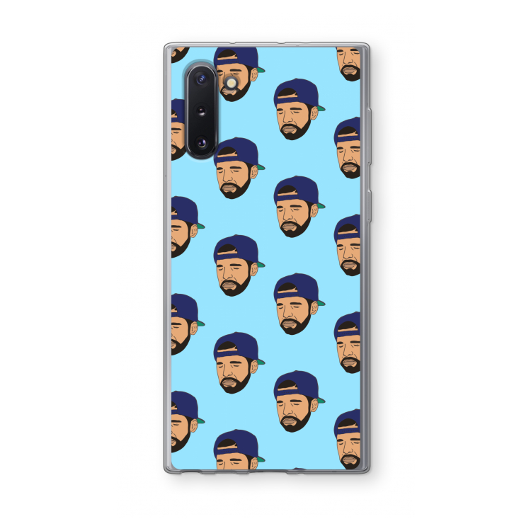 CaseCompany Drake Away: Samsung Galaxy Note 10 Transparant Hoesje