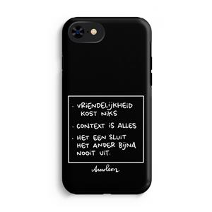 CaseCompany Mijn Motto's: iPhone 8 Tough Case
