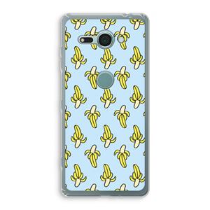 CaseCompany Bananas: Sony Xperia XZ2 Compact Transparant Hoesje