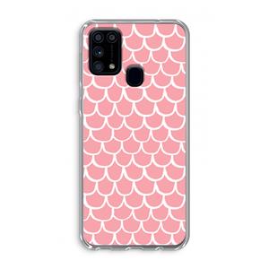 CaseCompany Dakpannetjes: Samsung Galaxy M31 Transparant Hoesje