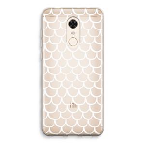 CaseCompany Dakpannetjes: Xiaomi Redmi 5 Transparant Hoesje