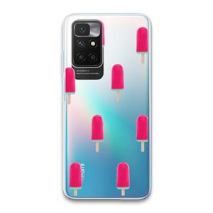 CaseCompany Waterijsje: Xiaomi Redmi 10 Transparant Hoesje