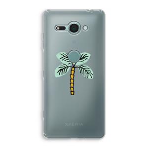 CaseCompany Palmboom: Sony Xperia XZ2 Compact Transparant Hoesje