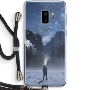 CaseCompany Wanderlust: Samsung Galaxy S9 Plus Transparant Hoesje met koord