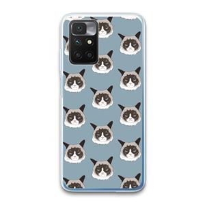 CaseCompany It's a Purrr Case: Xiaomi Redmi 10 Transparant Hoesje