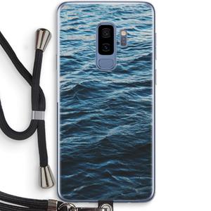 CaseCompany Oceaan: Samsung Galaxy S9 Plus Transparant Hoesje met koord