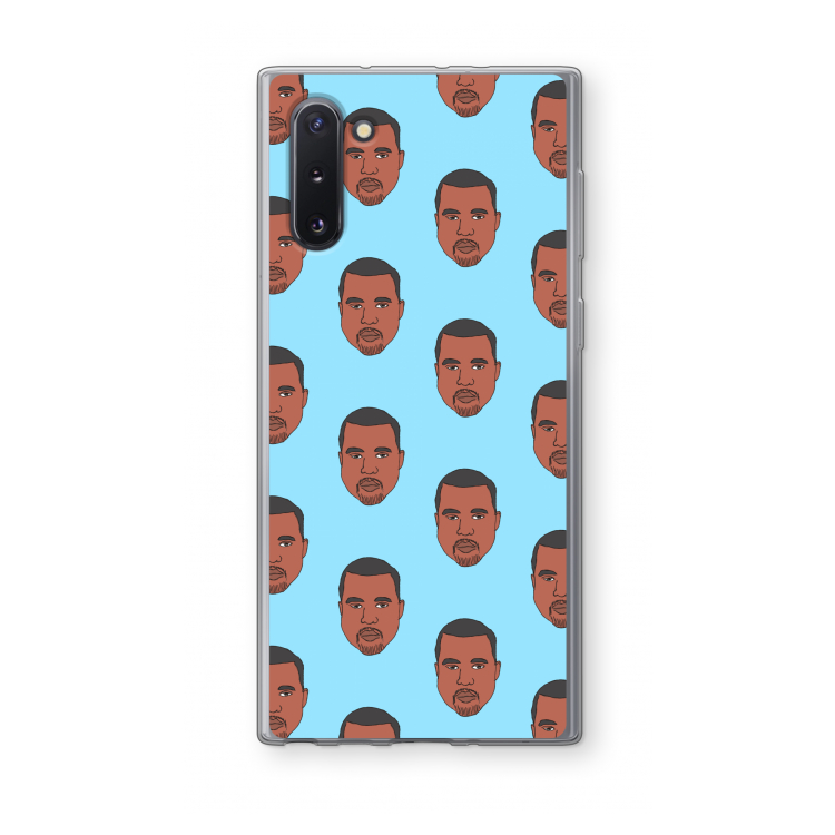 CaseCompany Kanye Call Me℃: Samsung Galaxy Note 10 Transparant Hoesje