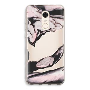 CaseCompany Roze stroom: Xiaomi Redmi 5 Transparant Hoesje