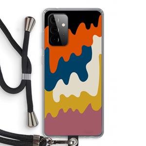 CaseCompany Baar A: Samsung Galaxy A72 5G Transparant Hoesje met koord