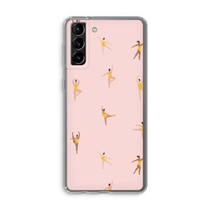 CaseCompany Dans #2: Samsung Galaxy S21 Plus Transparant Hoesje