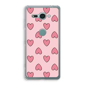 CaseCompany Ondersteboven verliefd: Sony Xperia XZ2 Compact Transparant Hoesje