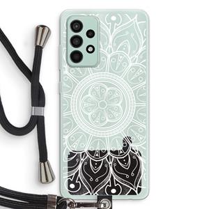 CaseCompany Roses Are Red: Samsung Galaxy A52s 5G Transparant Hoesje met koord