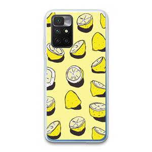 CaseCompany When Life Gives You Lemons...: Xiaomi Redmi 10 Transparant Hoesje