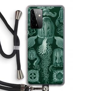CaseCompany Haeckel Cubomedusae: Samsung Galaxy A72 5G Transparant Hoesje met koord