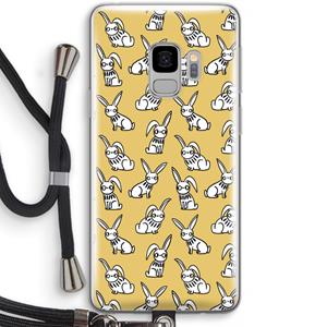 CaseCompany Haas: Samsung Galaxy S9 Transparant Hoesje met koord