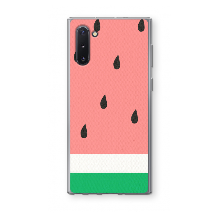 CaseCompany Watermeloen: Samsung Galaxy Note 10 Transparant Hoesje