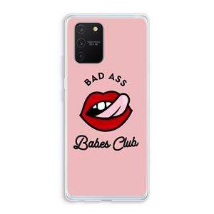 CaseCompany Badass Babes Club: Samsung Galaxy S10 Lite Transparant Hoesje