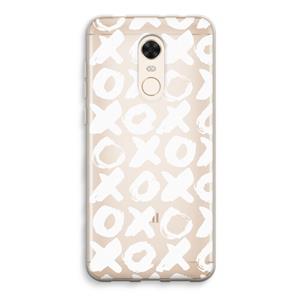 CaseCompany XOXO: Xiaomi Redmi 5 Transparant Hoesje