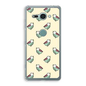 CaseCompany Vogeltjes: Sony Xperia XZ2 Compact Transparant Hoesje
