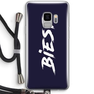 CaseCompany Biest: Samsung Galaxy S9 Transparant Hoesje met koord