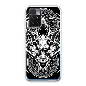 CaseCompany Oh Deer: Xiaomi Redmi 10 Transparant Hoesje