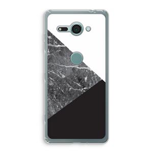 CaseCompany Combinatie marmer: Sony Xperia XZ2 Compact Transparant Hoesje