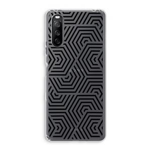 CaseCompany Magic pattern: Sony Xperia 10 III Transparant Hoesje