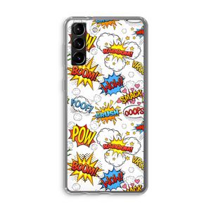CaseCompany Pow Smack: Samsung Galaxy S21 Plus Transparant Hoesje
