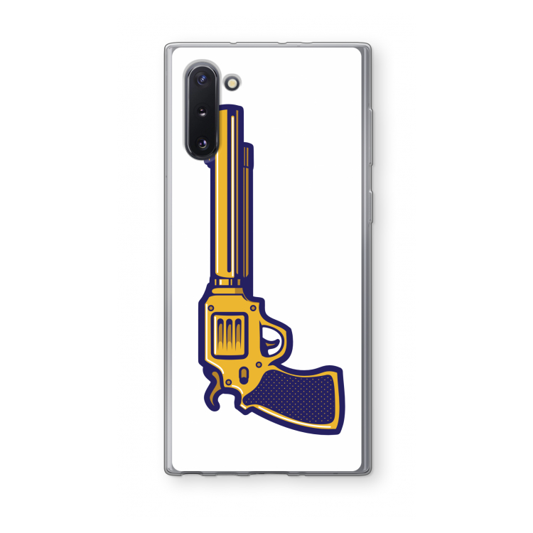 CaseCompany Pew Pew Pew: Samsung Galaxy Note 10 Transparant Hoesje