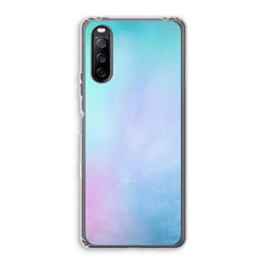 CaseCompany mist pastel: Sony Xperia 10 III Transparant Hoesje