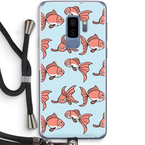 CaseCompany Blub: Samsung Galaxy S9 Plus Transparant Hoesje met koord