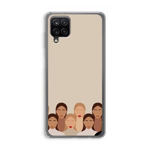 CaseCompany Girls girls girls: Samsung Galaxy A12 Transparant Hoesje