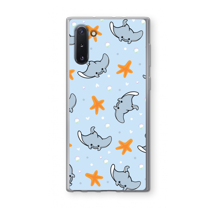 CaseCompany Manta: Samsung Galaxy Note 10 Transparant Hoesje