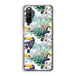 CaseCompany Tukans: Sony Xperia 10 III Transparant Hoesje