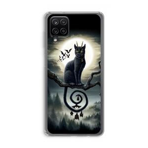 CaseCompany Moonlight Companions: Samsung Galaxy A12 Transparant Hoesje