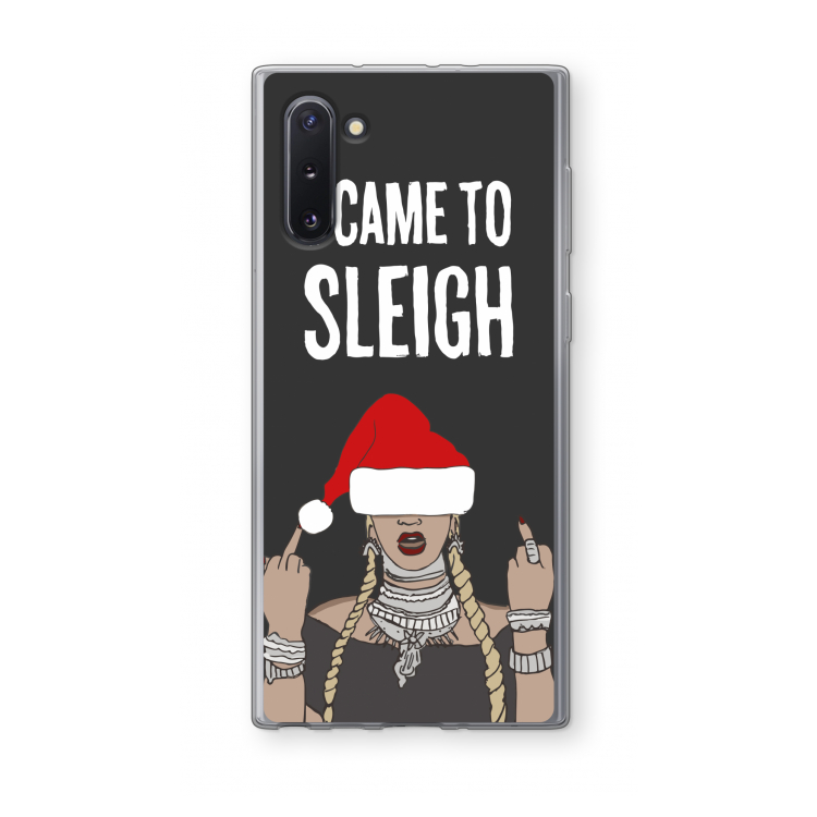 CaseCompany Came To Sleigh: Samsung Galaxy Note 10 Transparant Hoesje