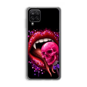 CaseCompany Dodelijk zoet: Samsung Galaxy A12 Transparant Hoesje