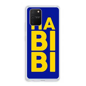 CaseCompany Habibi Blue: Samsung Galaxy S10 Lite Transparant Hoesje