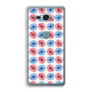 CaseCompany Klaproosjes: Sony Xperia XZ2 Compact Transparant Hoesje