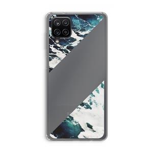 CaseCompany Golven: Samsung Galaxy A12 Transparant Hoesje