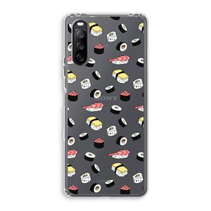 CaseCompany Sushi time: Sony Xperia 10 III Transparant Hoesje