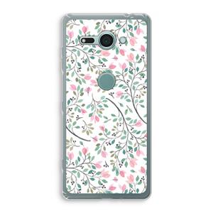 CaseCompany Sierlijke bloemen: Sony Xperia XZ2 Compact Transparant Hoesje