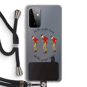 CaseCompany Jingle Ladies: Samsung Galaxy A72 5G Transparant Hoesje met koord