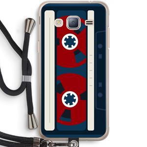 CaseCompany Here's your tape: Samsung Galaxy J3 (2016) Transparant Hoesje met koord