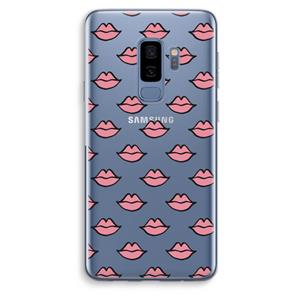 CaseCompany Lipjes: Samsung Galaxy S9 Plus Transparant Hoesje