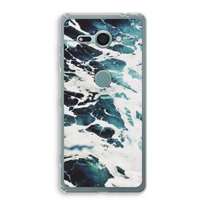 CaseCompany Golven: Sony Xperia XZ2 Compact Transparant Hoesje